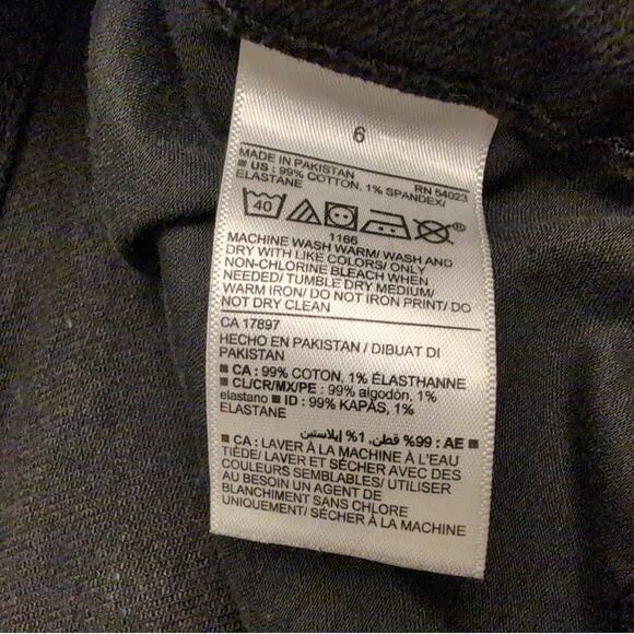 Old Navy The Sky Hi Straight Extra High Rise Jeans Black Cotton Grunge Classic - Picture 4 of 4